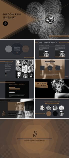 欧美黑白杂志风极简PPT