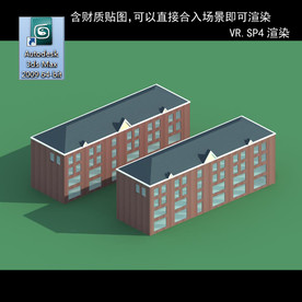 规划建筑 简易建筑 规划体块