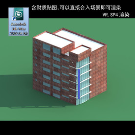 规划建筑 简易建筑 规划体块