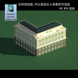 规划建筑 简易建筑 规划体块