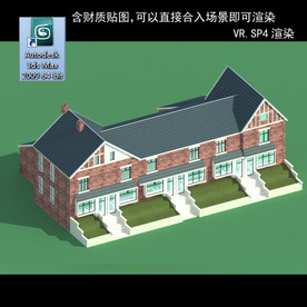 规划建筑 简易建筑 规划体块