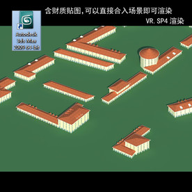 规划建筑 简易建筑 规划体块