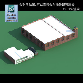 规划建筑 简易建筑 规划体块