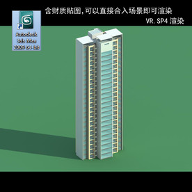 规划建筑 简易建筑 高层体块