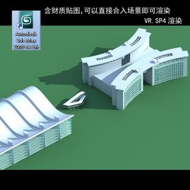 规划建筑 简易建筑 规划体块