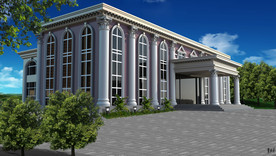 1办公楼与游客集散中心