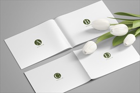 空白画册内页样机