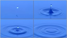 水滴水波纹