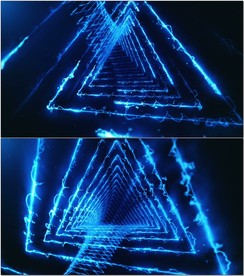 三角形能量隧道穿梭