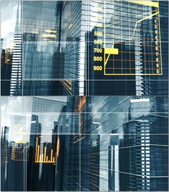 商务金融大厦背景素材