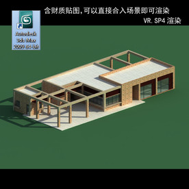 建筑模型图 效果图 多层建筑