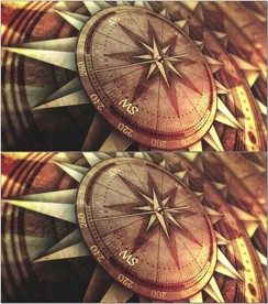 复古指南针