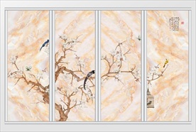 中式古典梨花移门