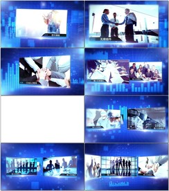 大气企业科技图文展示