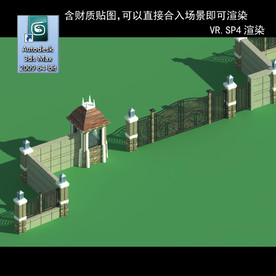 门卫室 门卫模型 厂区门卫