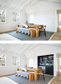 门窗 别墅 阳光房 沙发 桌子