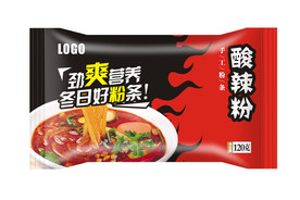 酸辣粉包装袋效果图