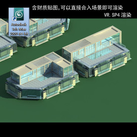 写字商业楼 商业群 现代商业