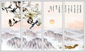 西江月中式移门