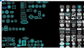 cad瓷砖拼花水刀图库