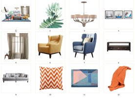PNG家居装饰组合