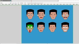 flash版8个人物表情包集合