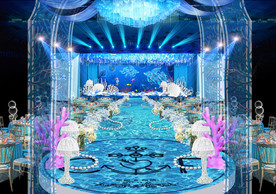 海洋系婚礼仪式区