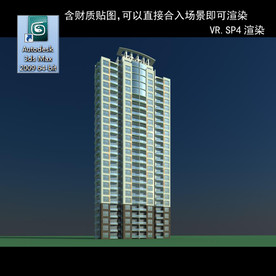 高层住宅 小区 住宅 室外