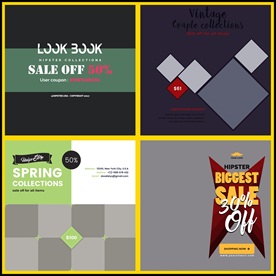 欧美外国英文排版艺术字创意主图