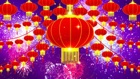 喜庆春节晚会歌舞背景