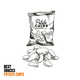 快餐西餐厅美食元素插画EPS