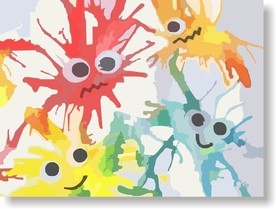 创意抽象画艺术抽象画精灵