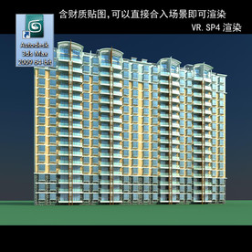 高层住宅 现代高层 小区 住宅