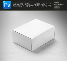 高档商品包装盒设计样机