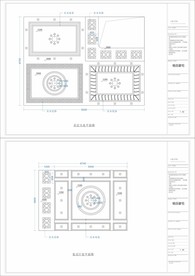 复式住宅天花平面图
