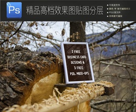 简约室内画框样机一键贴图