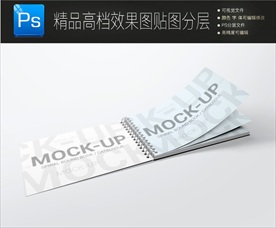 特殊烫银工艺书籍杂志样机图片