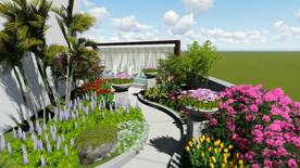 屋顶花园动画效果图aiv