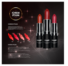 化妆品口红模型广告素材宣传海报