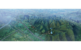 地形鸟瞰效果图