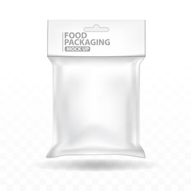 空白包装袋模板透明塑料袋模型