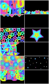 十款带通道卡通图形转场素材包