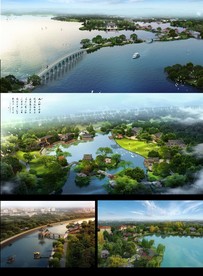 园林水景效果图