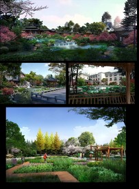 园林景观设计效果图