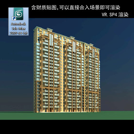 高层住宅 现代高层 小区 住宅