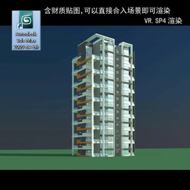 高层住宅 现代高层 小区 住宅