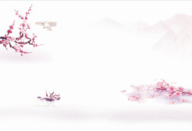 水墨江南风景画 源分层