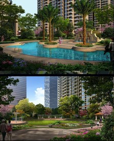 小区游泳景观设计