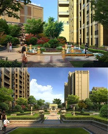 小区内庭院设计