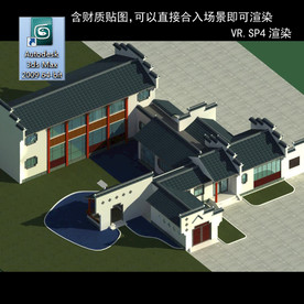 中式建筑 中式多层